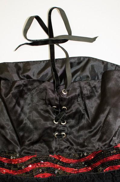 Salónové dievča šaty, veľ. s-m a,