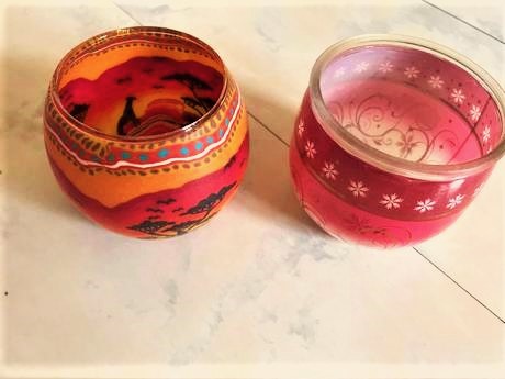 Obaly na čajové sviečky 2 ks,