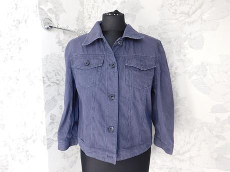 Luxusna damska denim bunda, 38