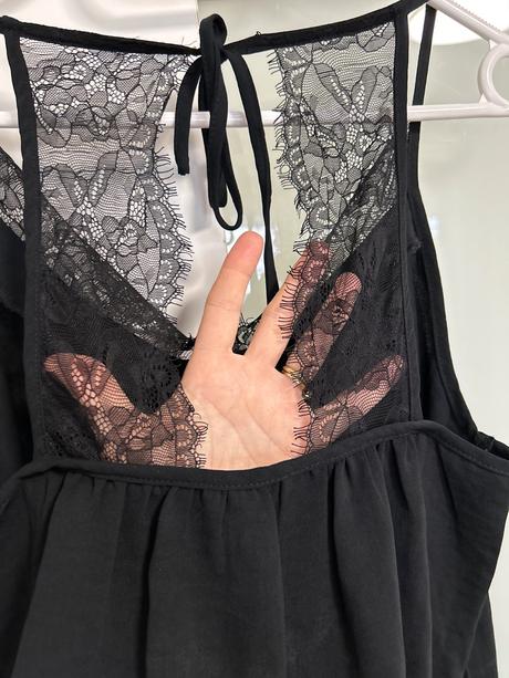 Top s čipkou, review,s