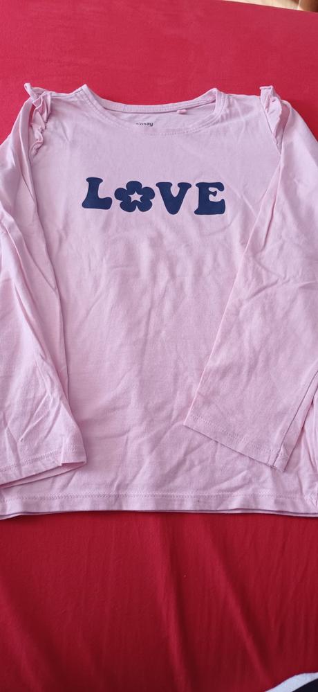 Tricka dlhy rukav 134/140-9kusov, sinsay,134