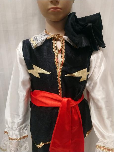 2 dielny kostým bandita, fiori p, 3-4 r, 92-104 cm,