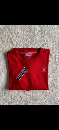 Polo club- červené tričko, u.s. polo assn.,m