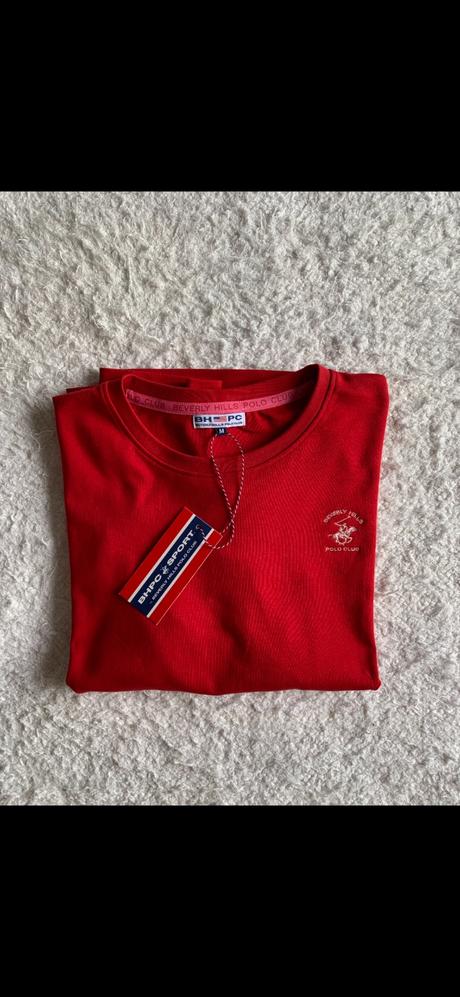 Polo club- červené tričko, u.s. polo assn.,m