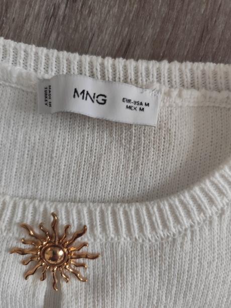 Upletovy top, mango,m
