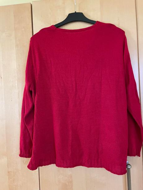 Dámsky červenobordový pulover č.xxl, xxl