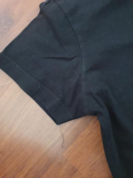 Čierne bavlnené tričko top stav veľ. s, 140