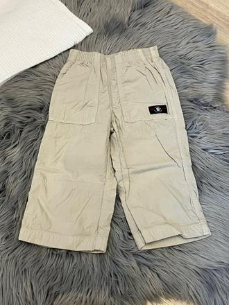 Chlapčenské nohavice sivé benetton (18mes.), benetton,86