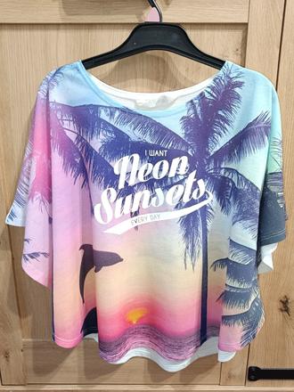 Široké tričko, h&m,xs