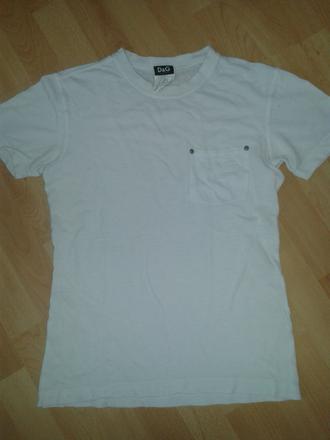 Biele tricko, d&g, l