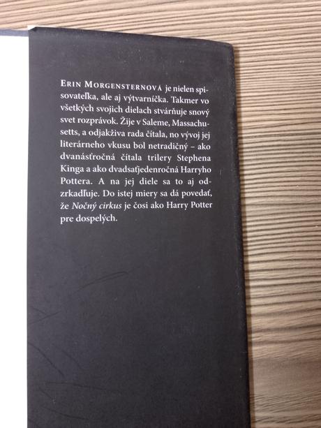 Erin morgensternová - nočný cirkus, 