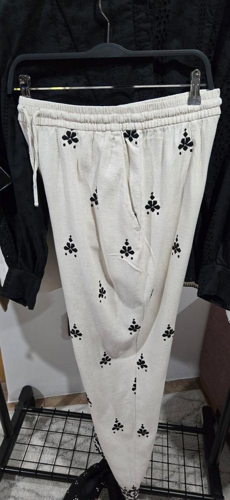 Ľanové nohavice zara, zara,m