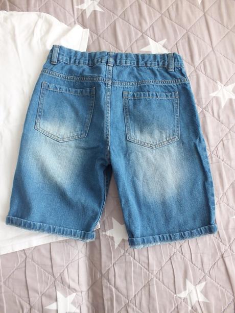 Chlapčenské rifľové kraťasy, f&f,146