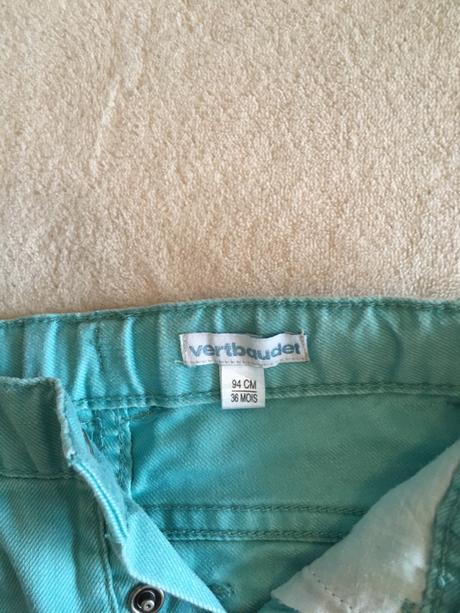 Rifľove šortky, vertbaudet,98