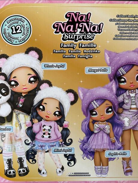 Na na na surprise rodinka lavender kitty, 