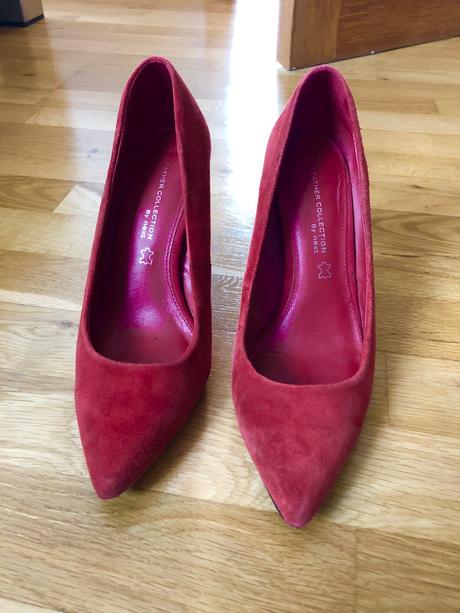 Kožené semišové topánky 1x obuté, next,37