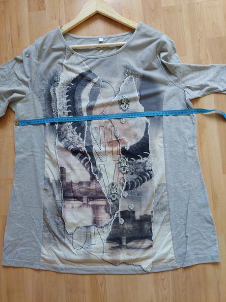 Tričko dlhý rukáv veľkosť 48/50, bonprix,48