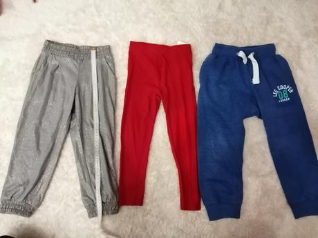 Nohavice 3ks, h&m,98