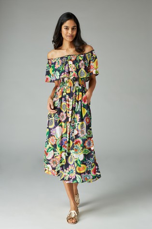 Dlhé farebné šaty, next,38 / m