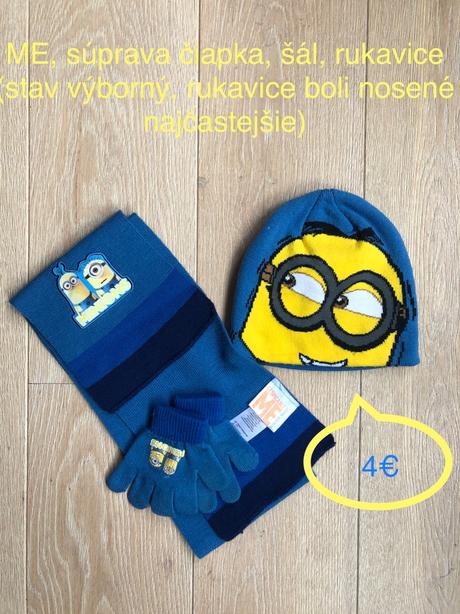 Set - čiapka, šál, rukavice - veľkosť 86/92, 86