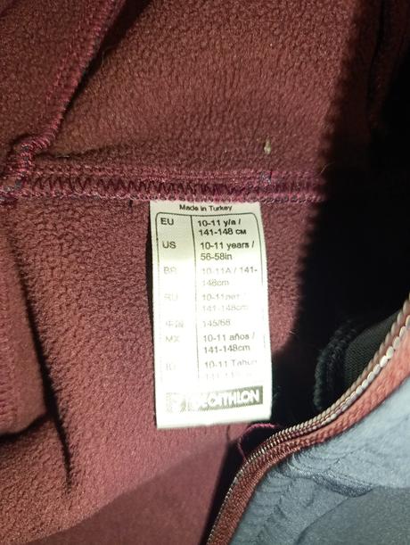 Softshellová bunda, decathlon,146