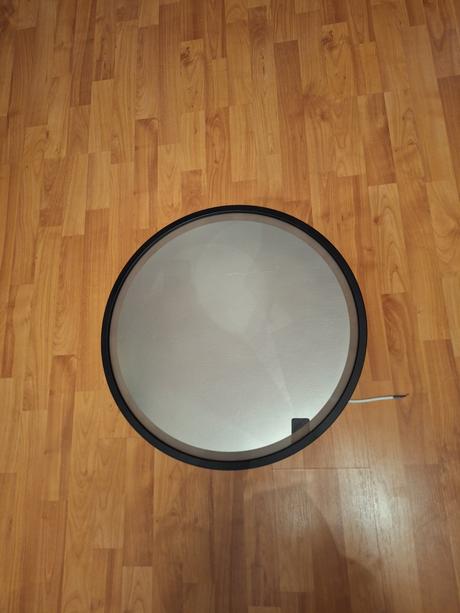 Led zrkadlo v čiernom rame 60cm, 