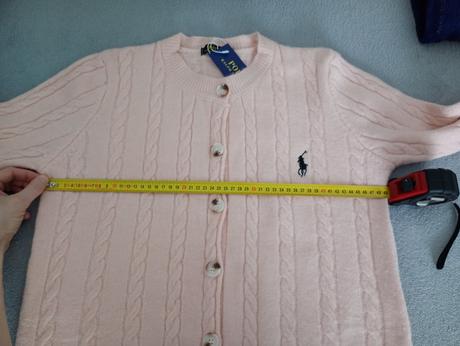 Ružový svetrík, ralph lauren,l
