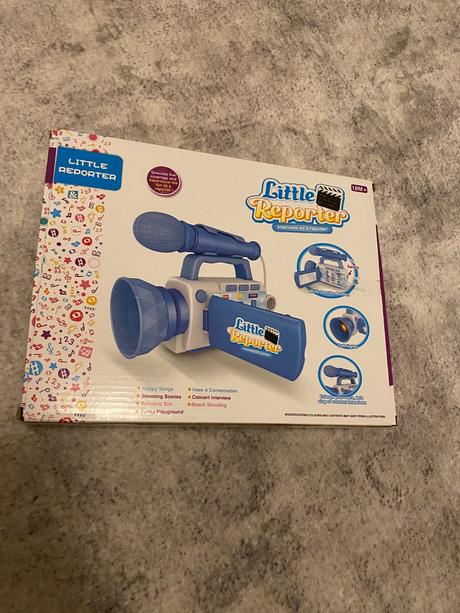 Hračka kamera - malý reportér - little reporter,