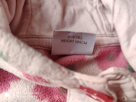 Next flisova mikina, next,104