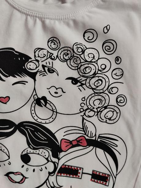 Tričko s kamienkami - darujem k nákupu, 128