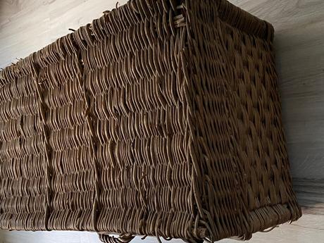 Krásny starý retro úložný zberateľský kôš kufor, 