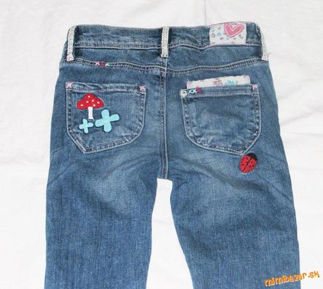 Rifle s výšivkou, h&m,116