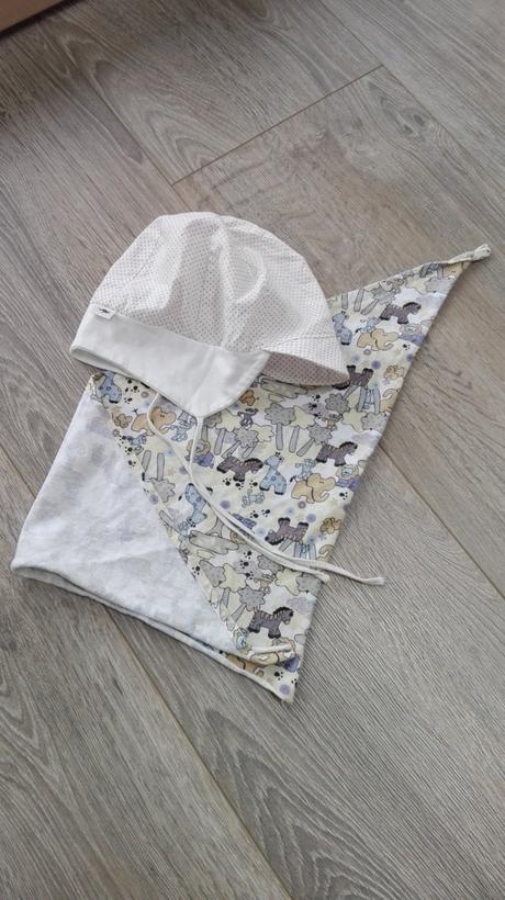 Letná čiapočka so šatkou, rada,74