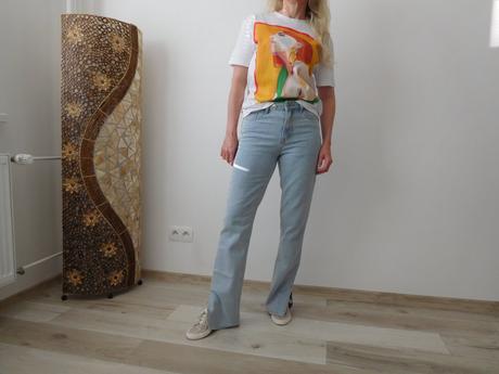 Zara tričko overisze-s,m,l,xl, bavlnené,, s