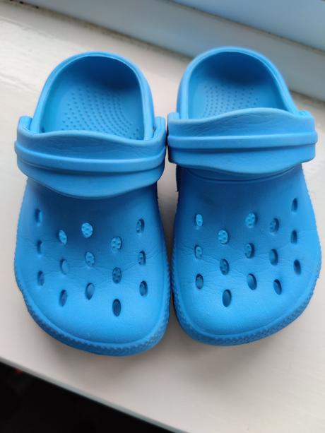 Crocsy modré- šlapky, marks & spencer,22
