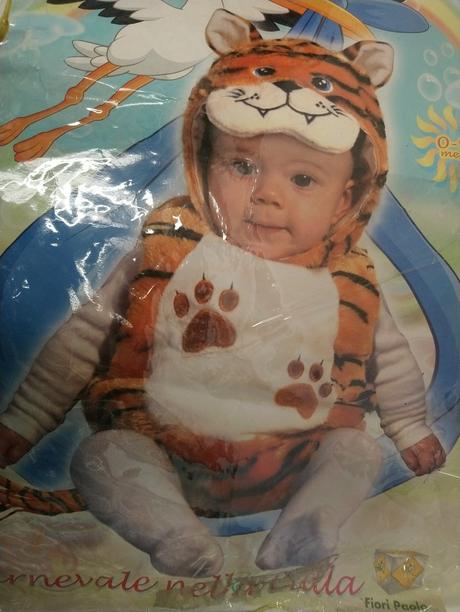 3 dielny kostým baby tigrík, fiori paolo, 0-9 mes.,
