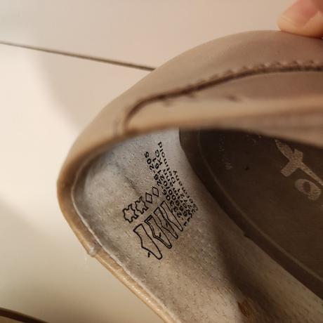 Bledohnedé kožené topánky tamaris, tamaris,37