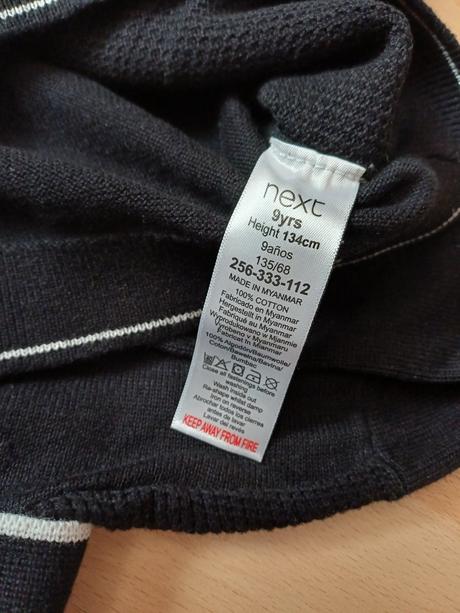 Tenky bavlneny svetrik, next,134