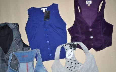 Dámske krátke vesty, s