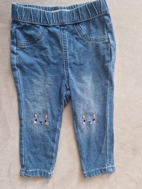 Dievčenské džegíny fox&bunny veľ. 80, fox & bunny,80