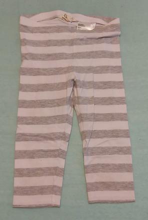 3/4 legíny pásikavé h&m 110, h&m,110