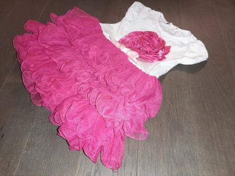 Nádherné tutu šatičky pre slečnu bohato riasené, 110