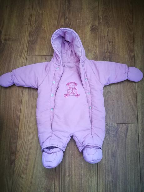Zimný overal pre dievčatko, veľkosť 0-3 mesiace, mothercare,62