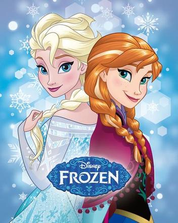 Micropolar fleece deka ľadové kráľovstvo blue 120/,