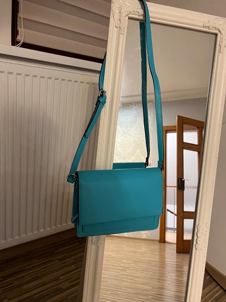 Modra/ tyrkyosva kabelka, stradivarius