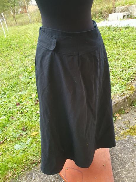 Dlhá teplá sukňa, s