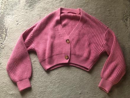 Ružový svetrik, s