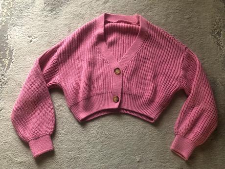 Ružový svetrik, s
