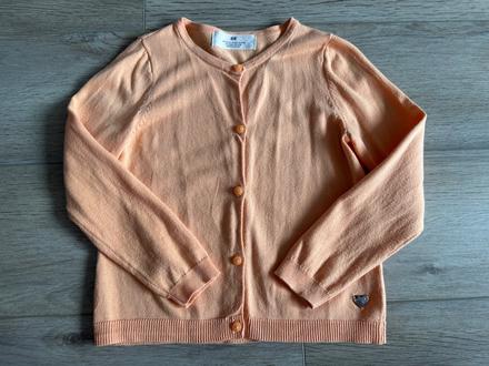 Svetrík h&m 110/116 marhuľkový, h&m,110
