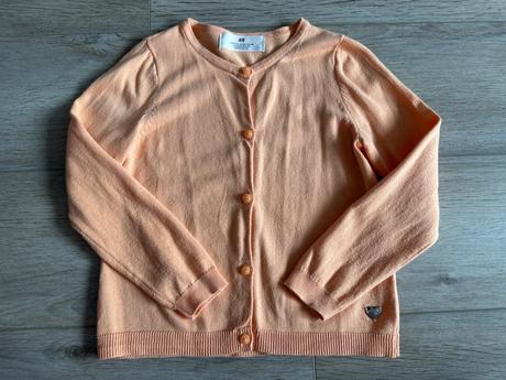 Svetrík h&m 110/116 marhuľkový, h&m,110